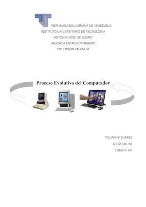 Evolucion Del Computador