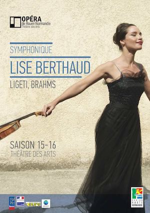 Programme de concert concert Lise Berthaud