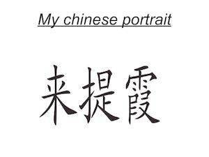 My chinese Portrait
