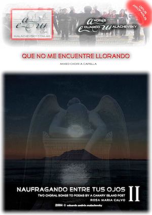 QUE NO ME ENCUENTRE LLORANDO by e a malachevsky © 2004