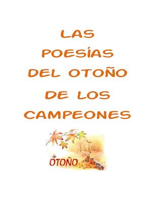 Poesias Del Otoño