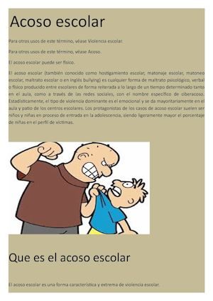 Acoso Escolar