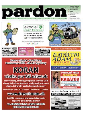Pardon Topoľčany 41/2015