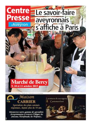 Supplément gratuit Centre Presse : Marché des pays de l'Aveyron 2016 à Bercy