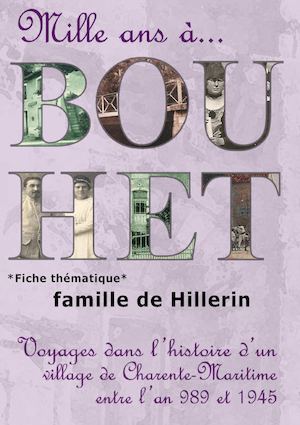 Hillerin (de) de Bouhet