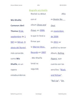 Biografía Wiz Khalifa