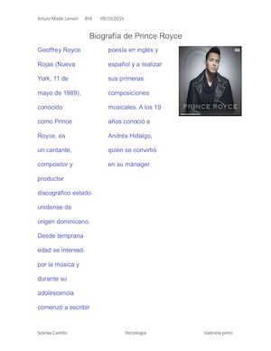 Biografía De Prince Royce