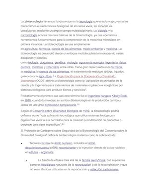 Biotecnologia Y Bioelectronica