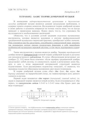 Тетрахорд Надирбеков Ж Р