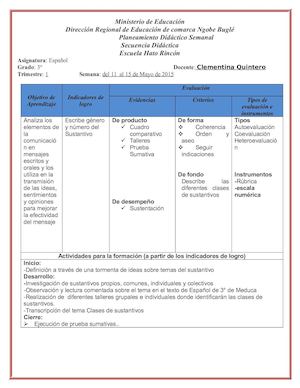 Semana Del 11 Al 15 De Mayo