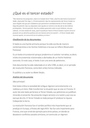 Qué Es El Tercer Estado