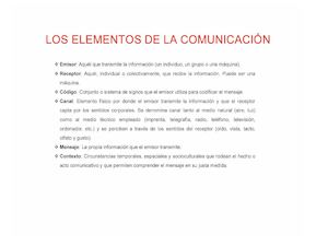 Elementos De La Comunicasion
