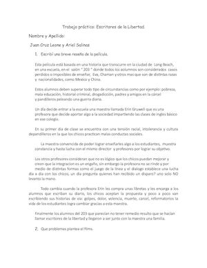 Trabajo+práctico+cdc+escritores+de+la+libertad+2015