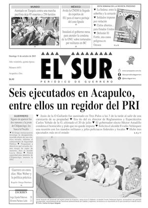 El Sur Domingo 11102015