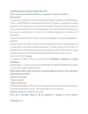 Actividad Evaluativa