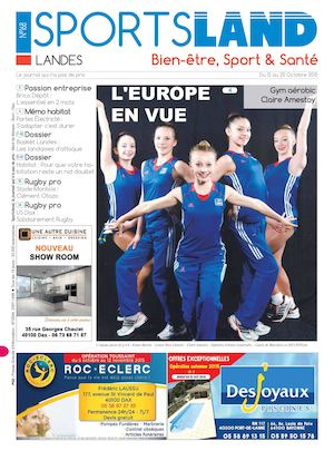 SPORTSLAND N°168 - 12 OCTOBRE 2015 - DAX