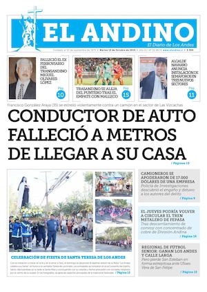 Diario El Andino - 13 De Octubre De 2015