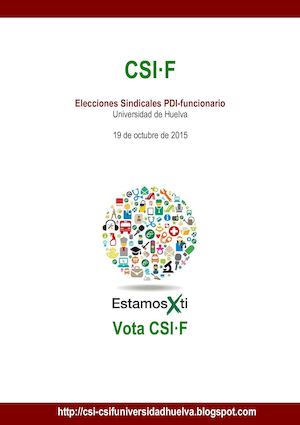 Programa Electoral CSIF-PDI Funcionario 2015
