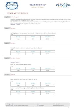 Thailand Packages - Enjoy your Thailand Tour with Cox & Kings