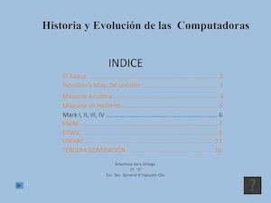 Historia De La Computadora