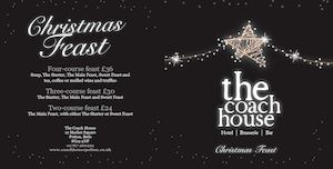 Coach House Christmas Menu