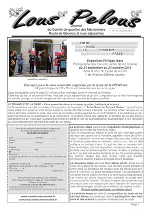 Lous Pelous Oct 2015 N° 32