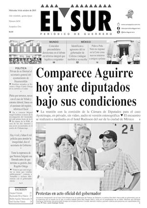 El Sur Miercoles 14102015