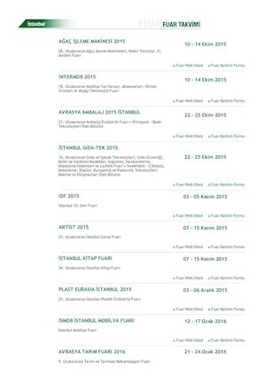 İstanbul Fuar Tüyap 2015 - 2016