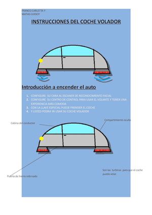 Instrucciones Del Coche Volador