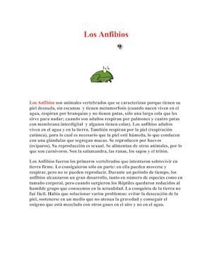 Los Anfibios