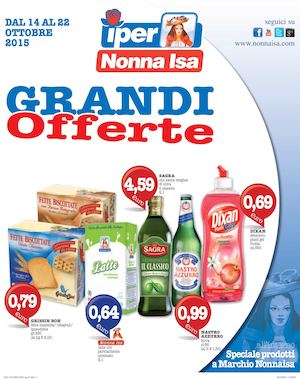 Grandi Offerte in tutti gli IPER Nonna Isa
