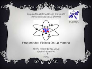 Propiedades Fisicas De La Materia