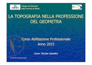 La Topografia Nella Professione Del Geometra Agg2015