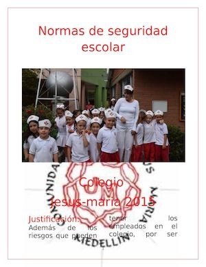 Normas De Seguridad Escolar 2