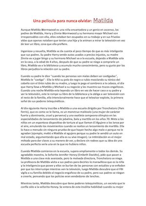 Una Película Para Nunca Olvidar