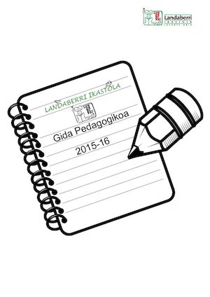 Gida Pedagogikoa 2015 16
