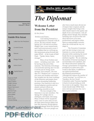 2011 Spring - Issue No.1