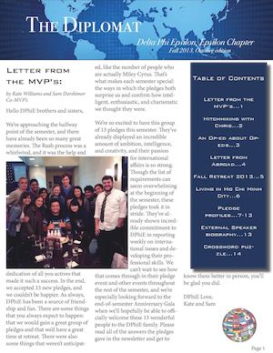 2013 Fall - Issue No.1