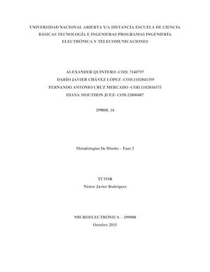 Trabajo Colaborativo – Fase 2 299008 Grupo 16