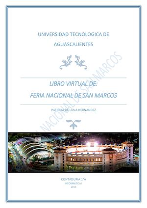 FERIA NACIONAL DE SAN MARCOS