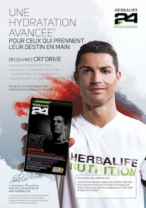 Herbalife H24 Cr7 Box Flyer  Tahiti Bien Etre