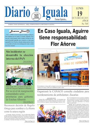 Diario De Iguala Lunes 191015