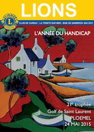 Plaquette Lions Carnac 2015