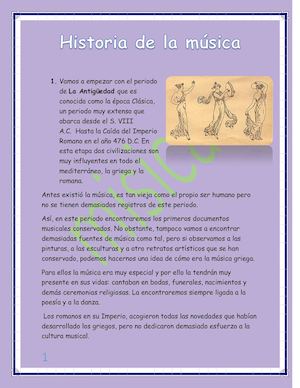 Historia De La Música