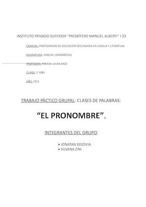 Los Pronombres