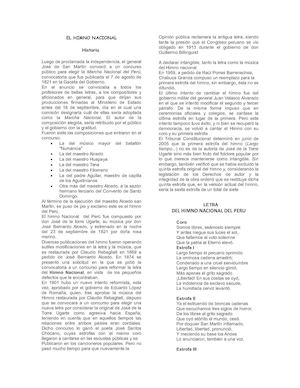 Los Simbolos De La Patria