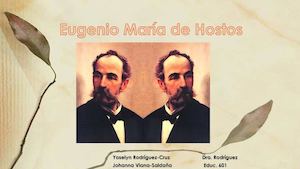 Eugenio María De Hostos