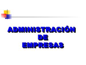 Conceptos De Administracion Y Organizacion De Empresas