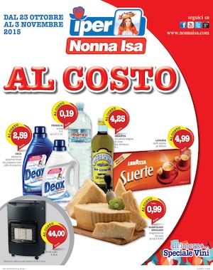 AL COSTO..., in tutti gli IPER Nonna Isa della Sardegna