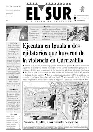 El Sur Jueves 22102015